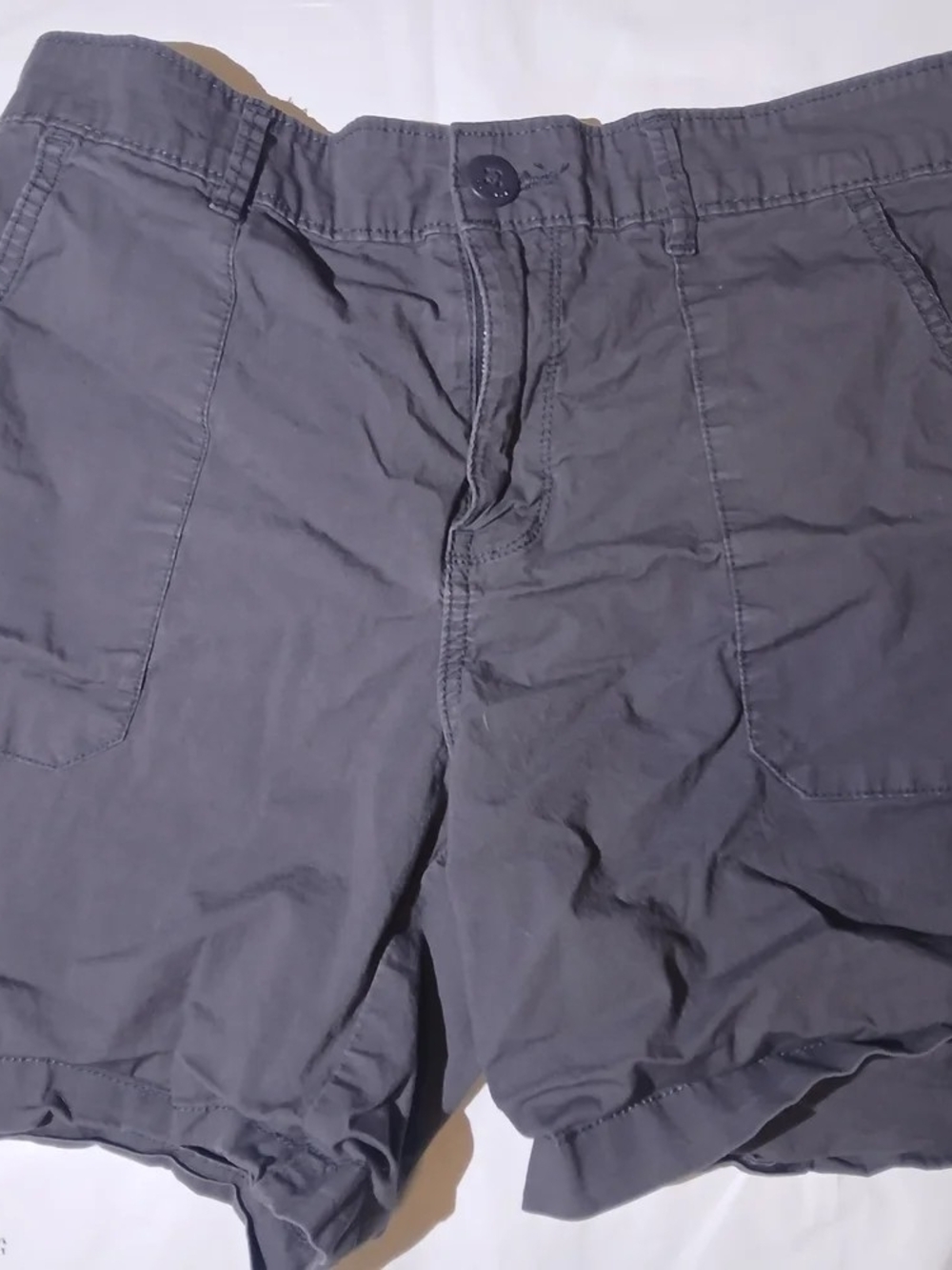 Women's Gray Cargo Shorts - Casual Everyday Style
